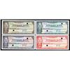 Image 1 : Rafidain Bank, ND (ca.1940-60's) Specimen Traveler Check Quartet.
