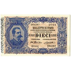 Regno d'Italia. 1915. Issued Note.