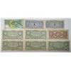 Image 2 : Japanese Government. ND (1942). Lot of 9 Issued Notes.