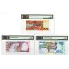 Image 2 : Banco Central de S.Tome e Principe. 1993-1996. Lot of 3 Specimen Notes.