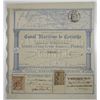 Image 1 : Canal Maritime de Corinthe, 1882 I/U Stock Certificate.