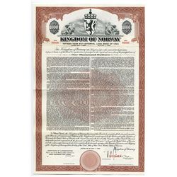 Kingdom of Norway Specimen Bond.