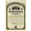 Image 1 : South Chicago Rail Road Co. 1884 Specimen Bond