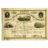 Image 1 : Ohio & Pennsylvania Rail Road Co. 1849 I/C Stock Certificate