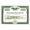 Image 1 : Chicago National League Ball Club, 1940-50's, Specimen Stock Certificate