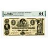 Image 1 : Merchants' Bank, 1852 Issued Obsolete Banknote.