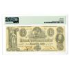 Image 2 : Merchants' Bank, 1852 Issued Obsolete Banknote.