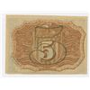 Image 2 : U.S. Fractional Currency, 5 Cents, 2nd Issue, Fr# 1232.