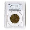 Image 1 : 1787 Fugio Cents 1C Genuine Planchet MS Unc Details UNITED STATES, 4 Cinq PCGS