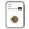 Image 1 : 1860 1C PR 64 CAC NGC