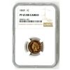 Image 1 : 1869 1C PR 65 RB Cameo NGC