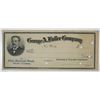 Image 1 : George A. Fuller Co., 1890-1900 Specimen Check