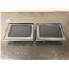 Image 1 : (2) ALLEN BRADLEY 2711P-T10C4A2 / 2711P-T10C4A6 PANELVIEW PLUS 1000