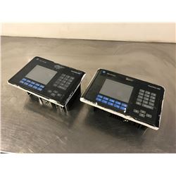 (2) ALLEN BRADLEY 2711-B6C1X / 2711-B6C1 PANELVIEW 600