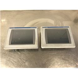 (2) ALLEN BRADLEY 2711P-T10C4D8 PANELVIEW PLUS 1000