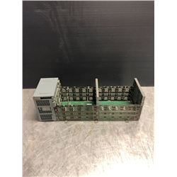 ALLEN-BRADLEY 1746-P2_SERC - (7) SLOT RACK WITH SLC500 POWER SUPPLY