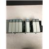 Image 4 : ALLEN BRADLEY SLC500 1746-P2 RACK WITH CARTRIDGES AS SHOWN