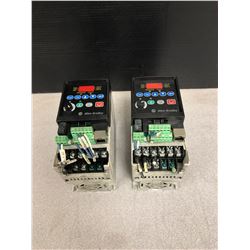 (2)-ALLEN-BRADLEY 22A-B2P3N104_SERIES A_POWERFLEX 40 DRIVES