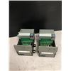 Image 2 : (2) ALLEN-BRADLEY 1746-P1_SER. A_SLC 500 POWER SUPPLY RACK_WITH MODULES AS SHOWN