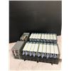 Image 1 : (2) ALLEN-BRADLEY 10 SLOT RACKS WITH POWER SUPPLY_SLC 500 1746-P2_SER. C AND MODULES AS SHOWN