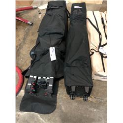 2 BLACK FOLDING TENTS