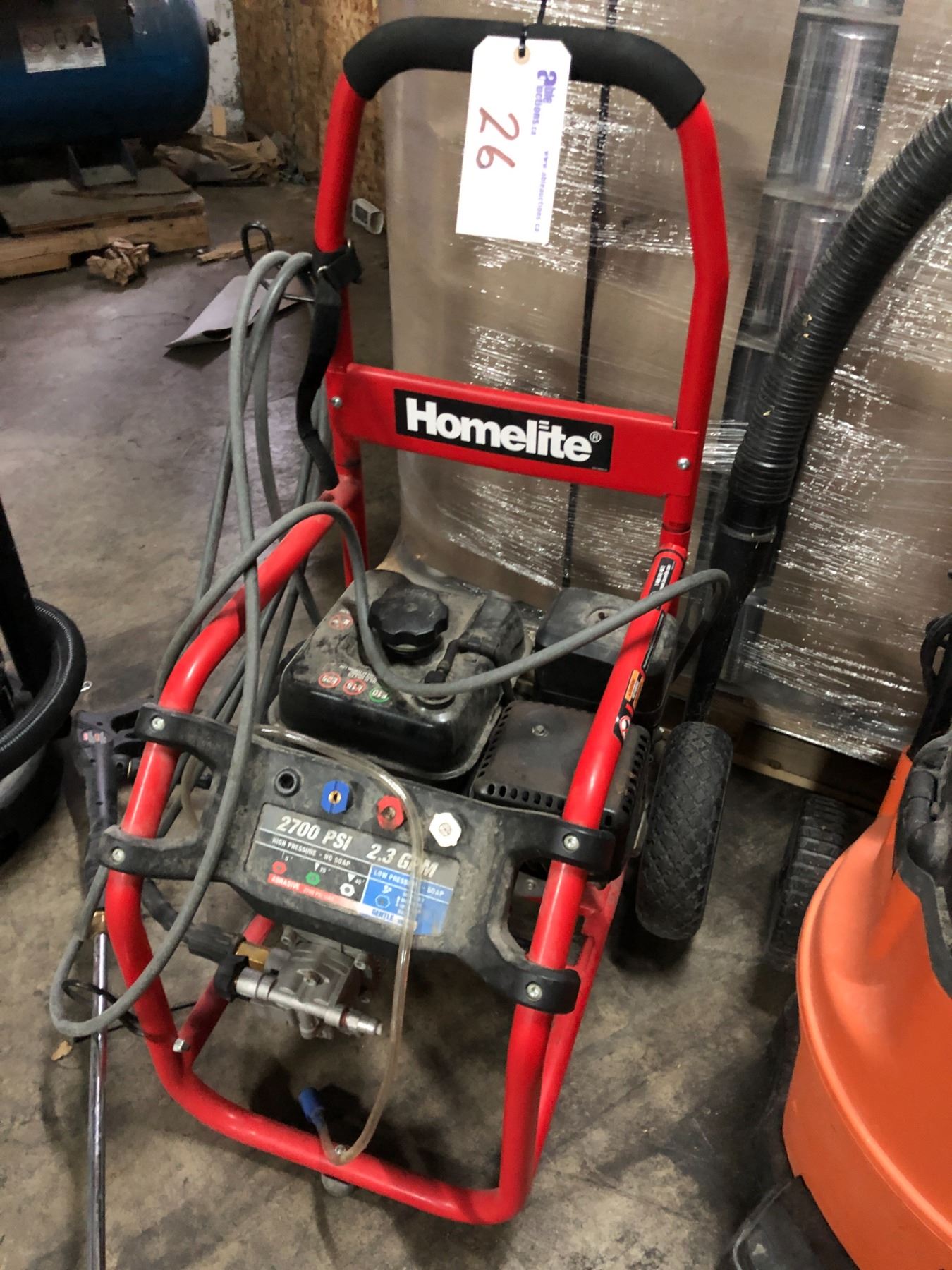 HOMELITE 2700 PSI GAS PRESSURE WASHER - Able Auctions