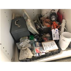 CONTENTS OF MIDDLE CUPBOARD INC. TOOLS, HARDWARE AND MORE