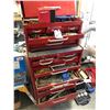 Image 1 : MASTERCRAFT 18 DRAWER MOBILE MECHANIC'S TOOL CHEST WITH CONTENTS INC. FILES, KNIVES, HAMMERS AND