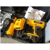 Image 1 : DEWALT 18 V CORDLESS 16 GA NAIL GUN WITH 2 BATTERIES AND 2 CHARGERS