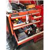 Image 1 : INTERNATIONAL 10 DRAWER TOOL CHEST WITH BLACK MOBILE STAND AND CONTENTS INC. SCREW DRIVERS, CHISELS