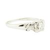 Image 1 : 0.50 ctw Diamond Ring - 14KT White Gold