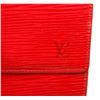 Image 6 : Louis Vuitton Red Epi Leather Elise Wallet