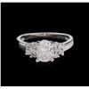 Image 2 : 1.34 ctw Diamond Ring - 14KT White Gold