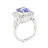 Image 4 : 3.03 ctw Sapphire and Diamond Ring - 14KT White Gold