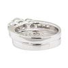 Image 3 : 1.80 ctw Diamond Ring Soldered To Wedding Band - 14KT White Gold
