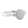 Image 1 : 0.50 ctw Diamond Ring - 14KT White Gold