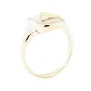 Image 4 : Job's Daughter Mother of Pearl Ring - 10KT Yellow Gold