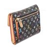 Image 1 : Louis Vuitton Black Multicolore Monogram Canvas Leather Koala Wallet