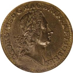 1723 2PENCE Rosa Americana Twopence MS61 Brown NGC. Br 