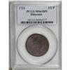 1723 1/2P Hibernia Halfpenny MS63 Brown PCGS. Nelson-5 