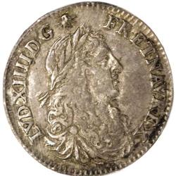 1670-A 5SOL French Colonies 5 Sols AU53 PCGS. Breen-25 