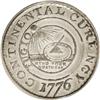 1776 $1 Continental Dollar, CURENCY, Pewter MS64 PCGS. 