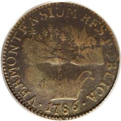 1786 COPPER Vermont Copper, VERMONTENSIUM VF30 PCGS. R 