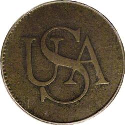 (1785) COPPER Bar Copper AU50 PCGS. Breen-1145. A plea 