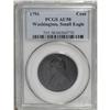 Image 3 : 1791 1C Washington Small Eagle Cent AU58 PCGS. Baker-1 
