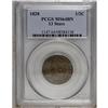 Image 1 : 1828 1/2 C 13 Stars MS64 Brown PCGS. C-3, B-2, R.1. A 