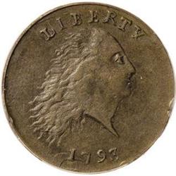 1793 Chain 1C AMERICA XF40 PCGS. S-3, B-4, Low R.3. Br 