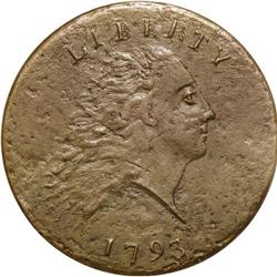 1793 Chain 1C AMERICA--Corroded--ANACS. XF40 Details. 