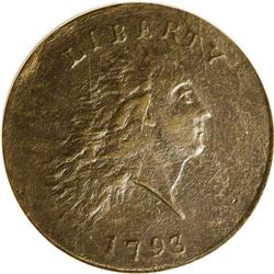 1793 Chain 1C AMERICA--Corroded--NCS. AU Details. S-3, 