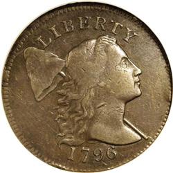 1796 1C Liberty Cap VF30 NGC. S-81, B-2, R.3. This glo 
